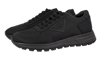 PRADA Re-Nylon PRAX Sneakers - 1E499M - Solid Black - NEW -  US 11 EU 41 UK 8