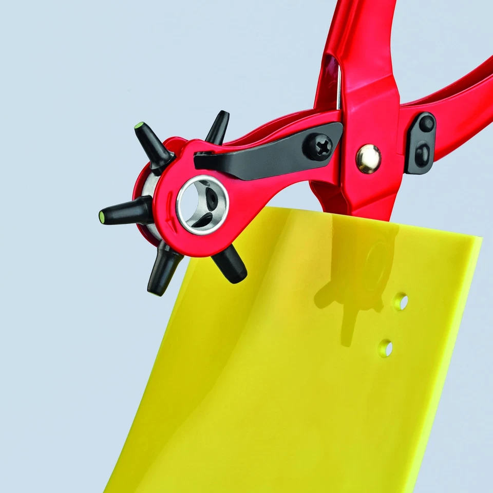 KNIPEX - 90 70 220 Herramientas - Alicates perforadores giratorios (9070220), Rojo Foto 4 de 4