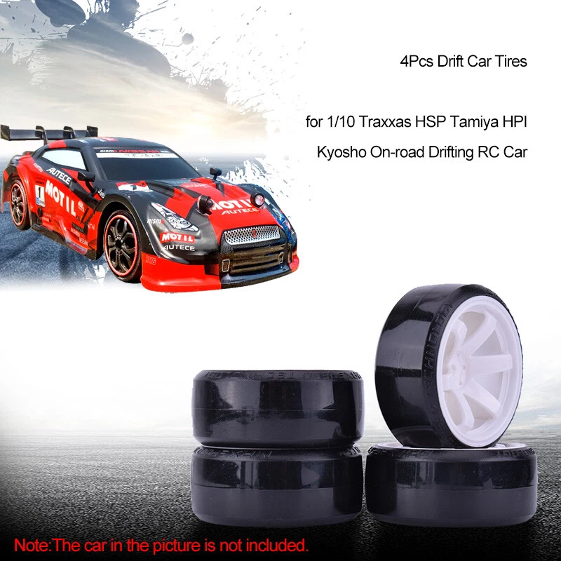 4X AUSTAR Radfelgenrad Reifen für 1/10 Traxxas HSP Tamiya HPI Drifting RC Car - Bild 3 von 4