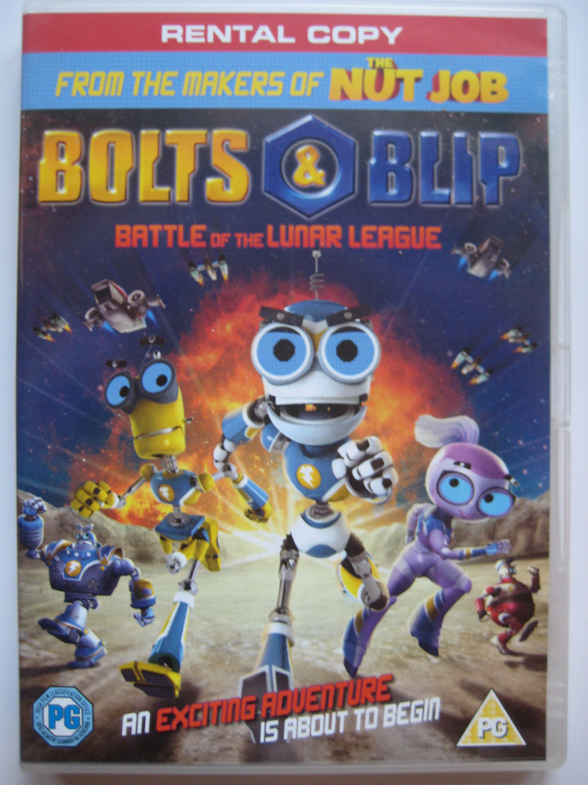 Bolts & Blip: Battle of the Lunar League (DVD, 2011) NEW SEALED PAL Rental Copy