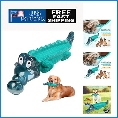 Indestructible Alligator Chew Toy for Aggressive Chewers - Milk Scented