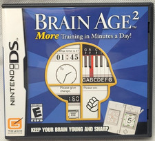 Brain Age 2: More Training in Minutes a Day (Nintendo DS 2007) Complete