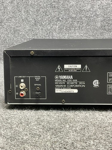 Yamaha CD Player π΅ CDC-505 5-Disc Digital Audio π Natural Sound Black - Picture 7 of 15