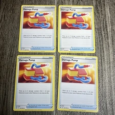 4x Pokemon Card Lost OriginPlayset Damage Pump 156/196 NM