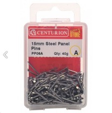 15mm Bright Steel Panel Pins (40g) - Plinth Skirting Architrave etc Approx 5/8"