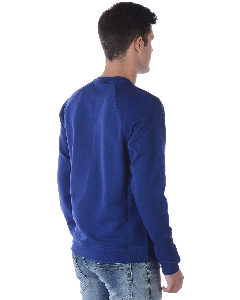 Felpa Versace Collection Sweatshirt Hoodie Uomo Blu V800687SSVJ00358 V7023