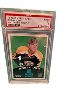 1970-71 O-PEE-CHEE HOCKEY #249 BOBBY ORR ART ROSS TROPHY  - PSA 5 OPC HOF