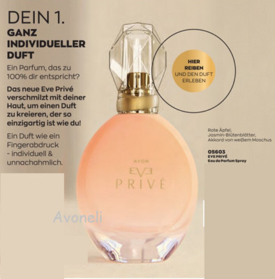 AVON EVE PRIVE EdP Eau de Parfum Spray 50ml dein 1. ganz Individueller Duft