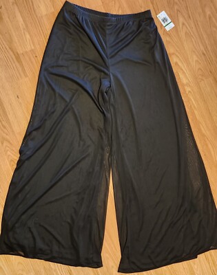 knee length dresses for ladies Call It What You Want Mesh Pants Black