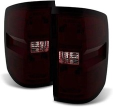 2014-2018 Chevy Silverado 1500 15-17 2500HD 3500HD Red Smoke Tail Lights Lamps
