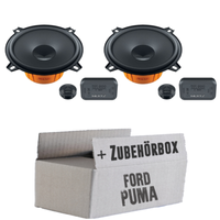 Ford Puma Front - Hertz 13Cm Lautsprecher Boxen System TüR Vorne - Einbauset