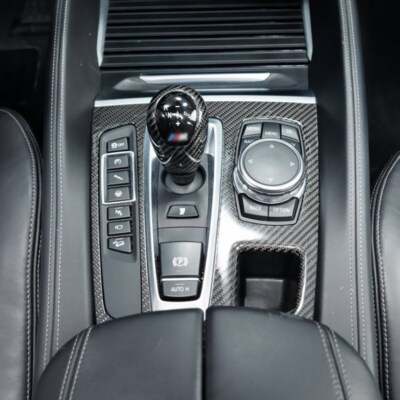 Replacement Carbon Fiber Gear Shift Knob Cover For BMW X5M X6M F85 F86 2015-2019