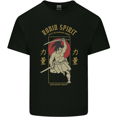 Ronin Spirit Samurai Japan Japanese Kids T-Shirt Kinder