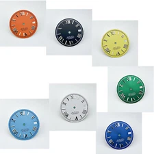 28.5MM Watch Dial Roman Number Dial Watch Replacement for NH35A/4R35 Movement