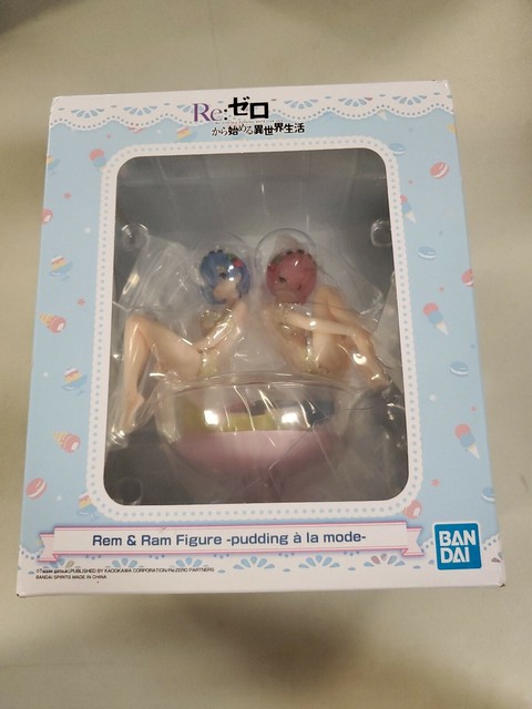 Bandai BANPRESTO Rem & RAM Pudding a La Mode Re Zero Japan Anime PVC Figure for sale online | eBay