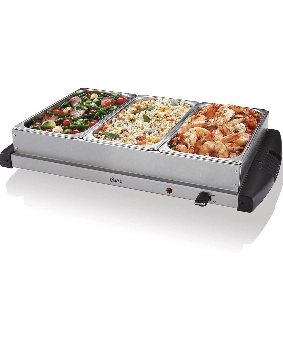 oster Triple Station Buffet Server (2.5 qt) & warming tray | eBay