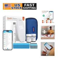 Smart & User-Friendly Wireless Blood Glucose Monitor with Complete Testing Kit