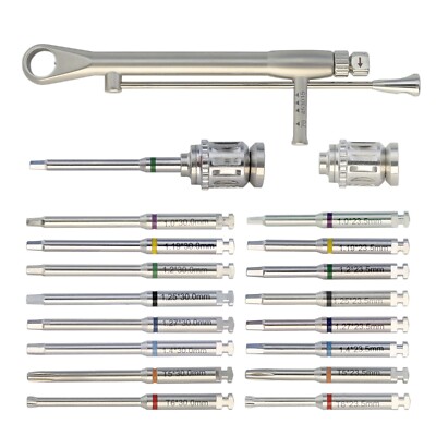 Implant Driver Hex Latch Torque Wrench Ratchet Adapter Screwdriver 3i Universal