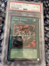 2002 YU-GI-OH MRL TOON WORLD MAGIC RULER PSA 6