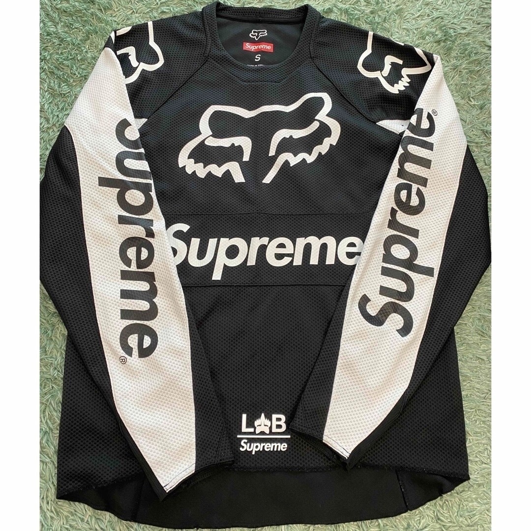 Supreme Fox Racing Moto Jersey Multi color 2018SS Black Supreme Fox Racing Moto Jersey Multi color 2018SS Black