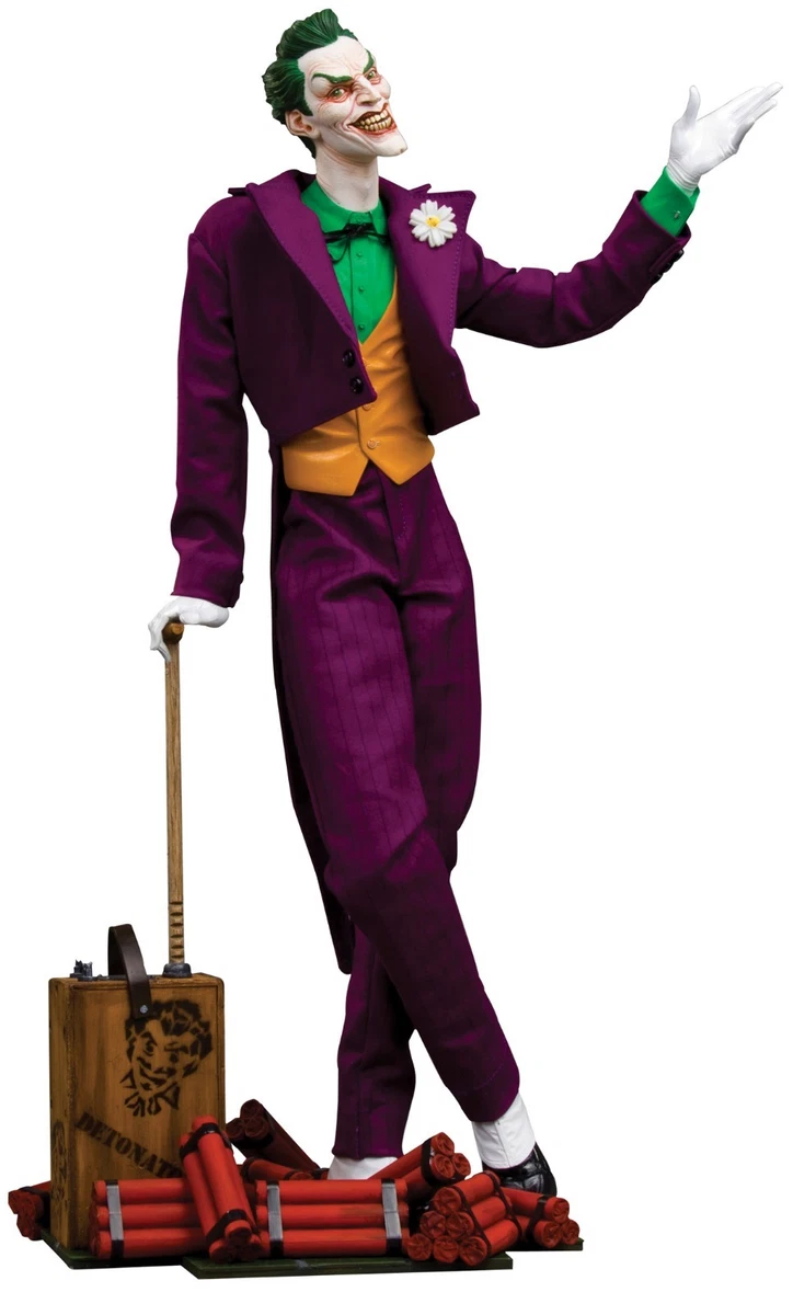 DC COMICS The JOKER 1/4 SCALE MUSEUM STATUE Figurine Joker Batman Bust  Figure