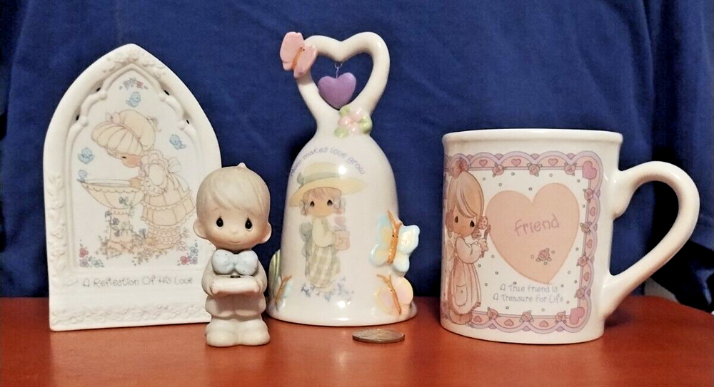 Vintage 4 Piece Precious Moments Lot.