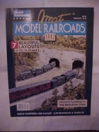 1992 Magazine Book, GREAT MODEL RAILROADS; MODEL RAILROADING HOW TO - Afbeelding 1 van 4