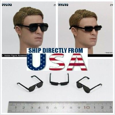 3 Pair 1/6 Male Sunglasses For 12'' Figure Hot Toys PHICEN TBLeague KUMIK Doll