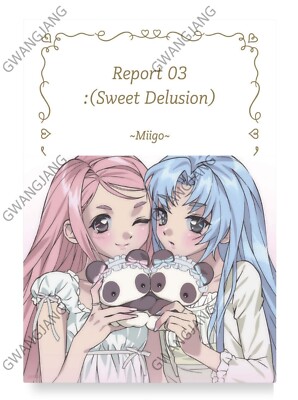 Report 03 Sweet Delusion illustation Lab Spin off Sticker Book Miigo Kpop Wow