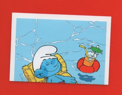 Die Schlümpfe - Stickerkarte Cora Nr. 69-96 (A8857)