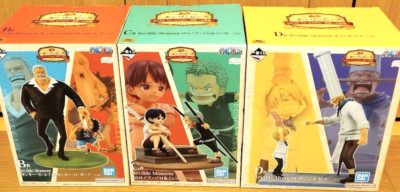 One Piece Luffy Garp Zoro Kuina Sanji Zeff Figure Ichiban Kuji