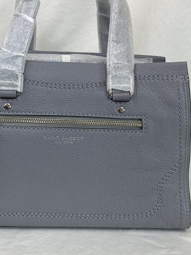 MARC JACOBS Pebble Leather Medium Convertible Crossbody Alien Grey M0015021 NWT - Picture 6 of 21