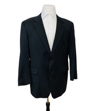 Jos. A. Bank Signature Collection Charcoal Gray 100 Wool Blazer Sport Coat 44R