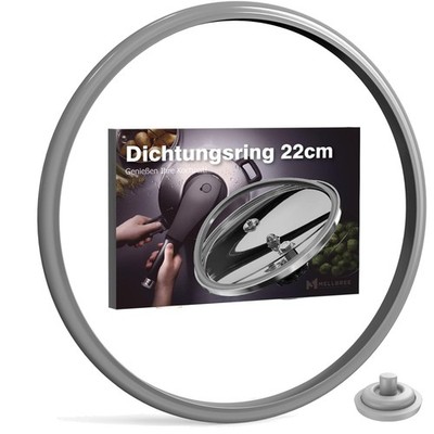 22cm Dichtungsring für Schnellkochtopf, Silikon, kompatibel mit WMF/ Silit