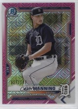 2021 Bowman Chrome Prospects Mega Box Pink Mojo Refractor /199 Matt Manning 05ns