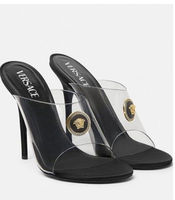 Versace Vagabond Open-Toe Mules- SIZE 36