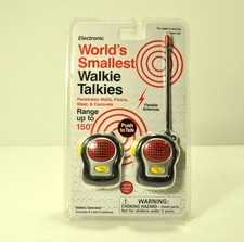 World's Smallest Walkie Talkie 100  Range NEW