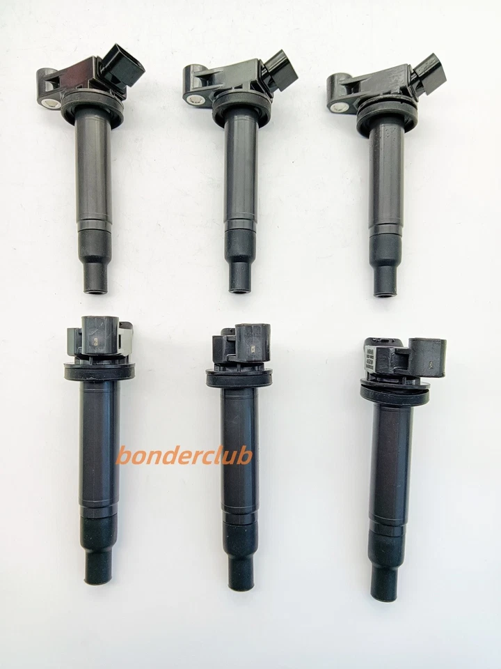 Bobinas de encendido DENSO 90919-02234 6 piezas para Toyota y Lexus 1999-2010 3,0 L 3,3 L Foto 4 de 4