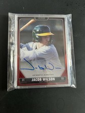 Jacob Wilson Ruby 85/99 2024 Pulse Baseball On Card Autograph