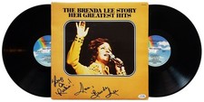 Brenda Lee Signed Autographed Record Album LP ACOA