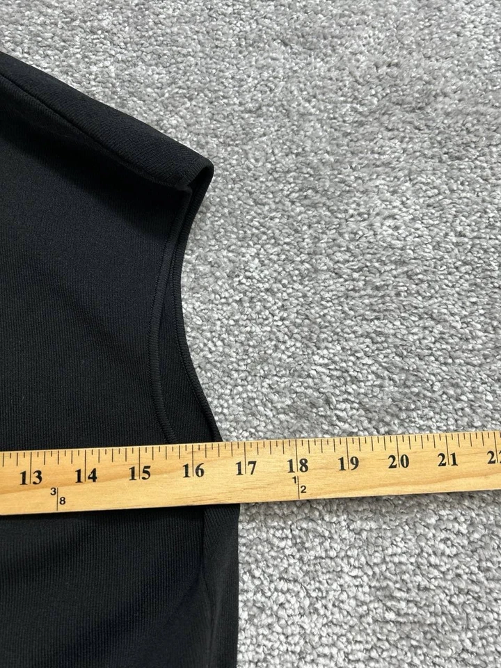 Vestido Esmoquin Reiss Milena Mujer Grande Negro Sin Mangas Tejido Doble Pecho Foto 4 de 4