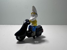 Vintage 1988 McDonald s Happy Meal Toy MAC TONIGHT Moon Man on Black Scooter