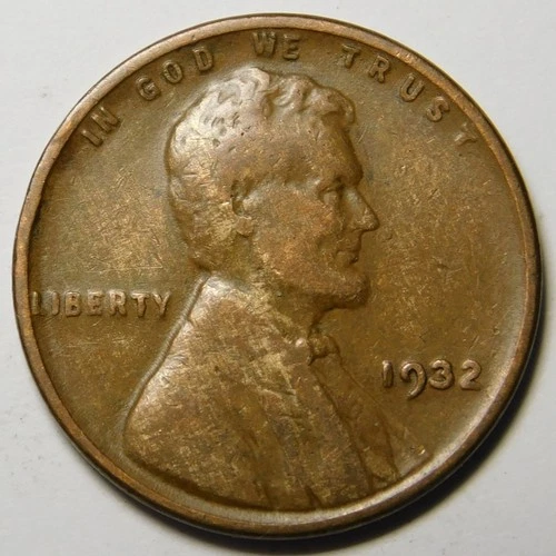 1932 P Lincoln Wheat Cent Better Date Penny G-VG "Actual Coin Pictured"