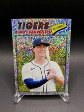 2026 Topps Heritage #343 Kerry Carpenter Silver Sparkle
