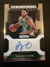 2021 Prizm Jayson Tatum Sensational Signatures #SS-JTT Celtics Auto Basketball