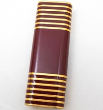 Cartier FEUERZEUG briquet Gas Lighter Plaque Gold Swiss Made Vintage Elegant Rar