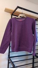 Hanes Women's Purple Comfort Blend Sweatshirt Crew Neck Size Medium