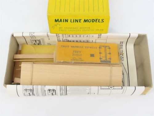 Kit de modelos de línea principal a escala HO PR-53 FGEX Fruticultores Express 40' Reefer #39506 | Condition: Used