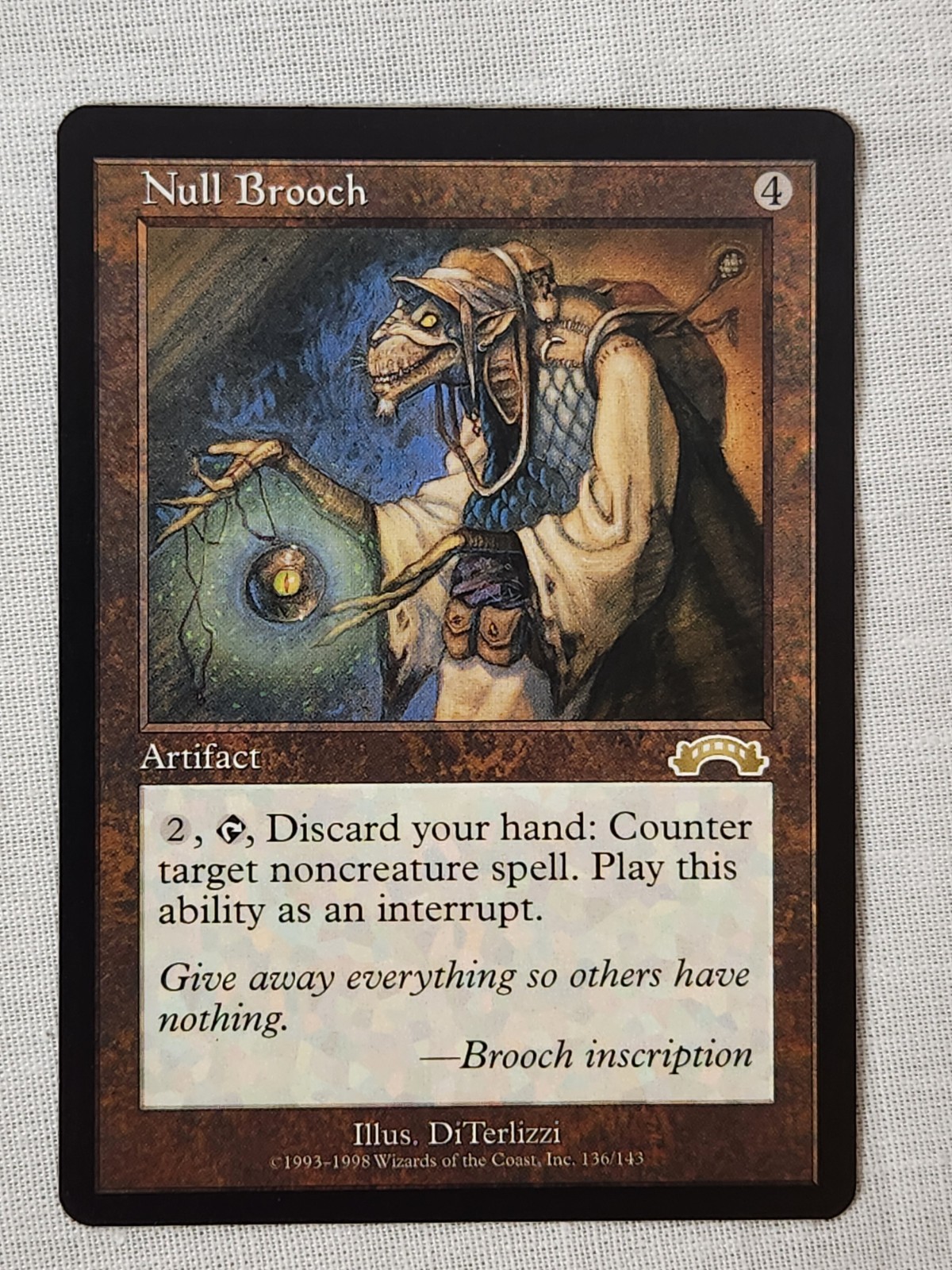 NM Null Brooch Exodus Mtg Magic the Gathering