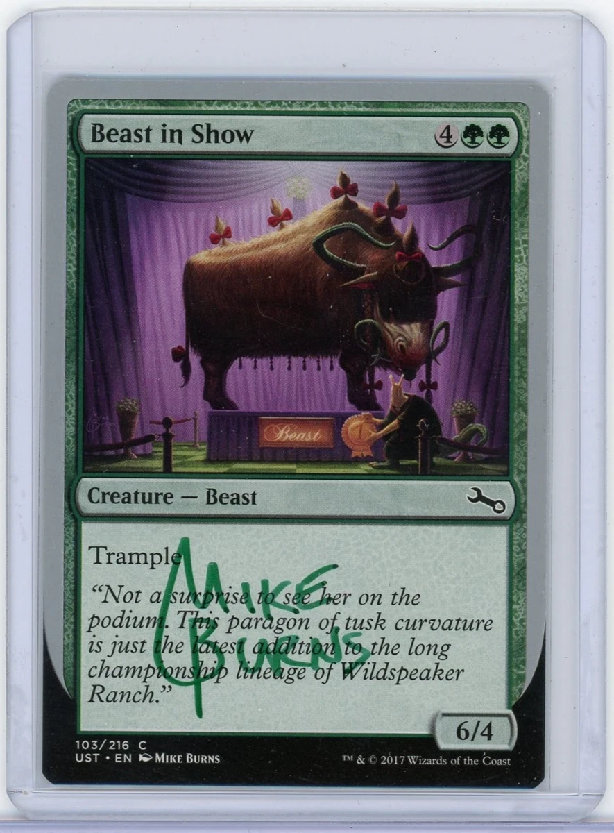 Magic: The Gathering Green Common Unstable Individual Collectible Card Game Cards  for sale